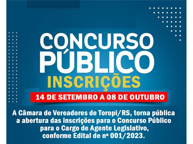 Concurso Público - Edital nº 001/2023